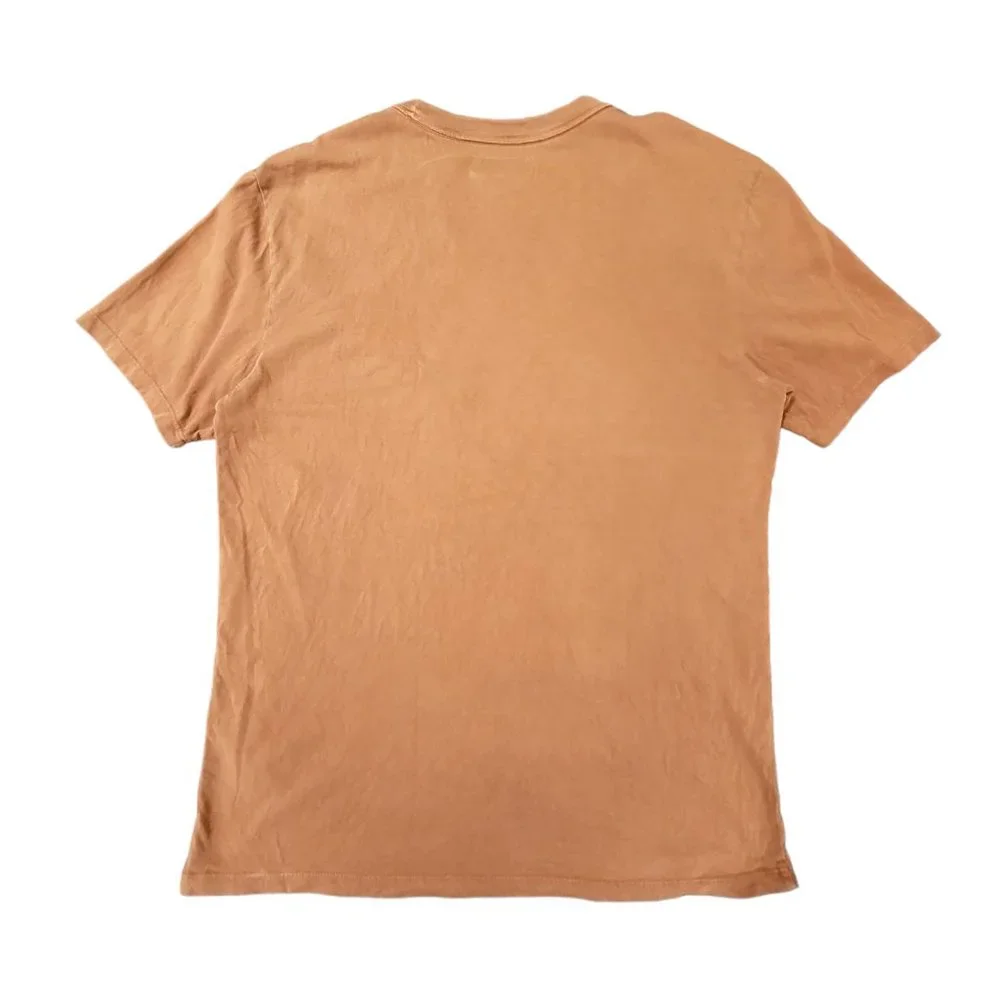 Men's Vintage GUESS Distressed Graphic Print Brown Short Sleeves‎ T-shirt SMALL - Picture 4 of 5